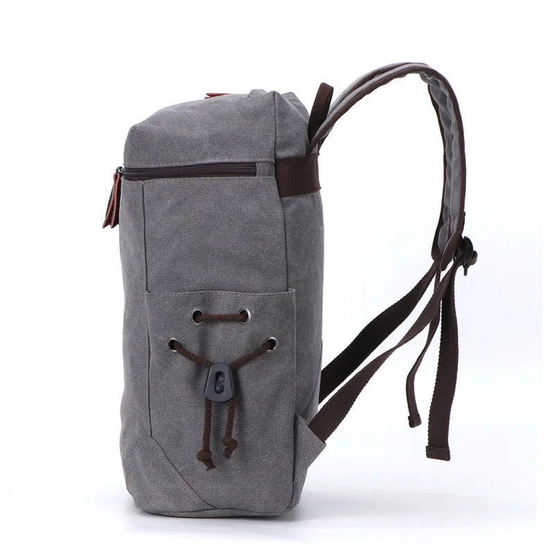 Новые мужские и женские рюкзаки, мужские холщовые однотонные повседневные дорожные сумки на молнии, школьный рюкзак в консервативном стиле