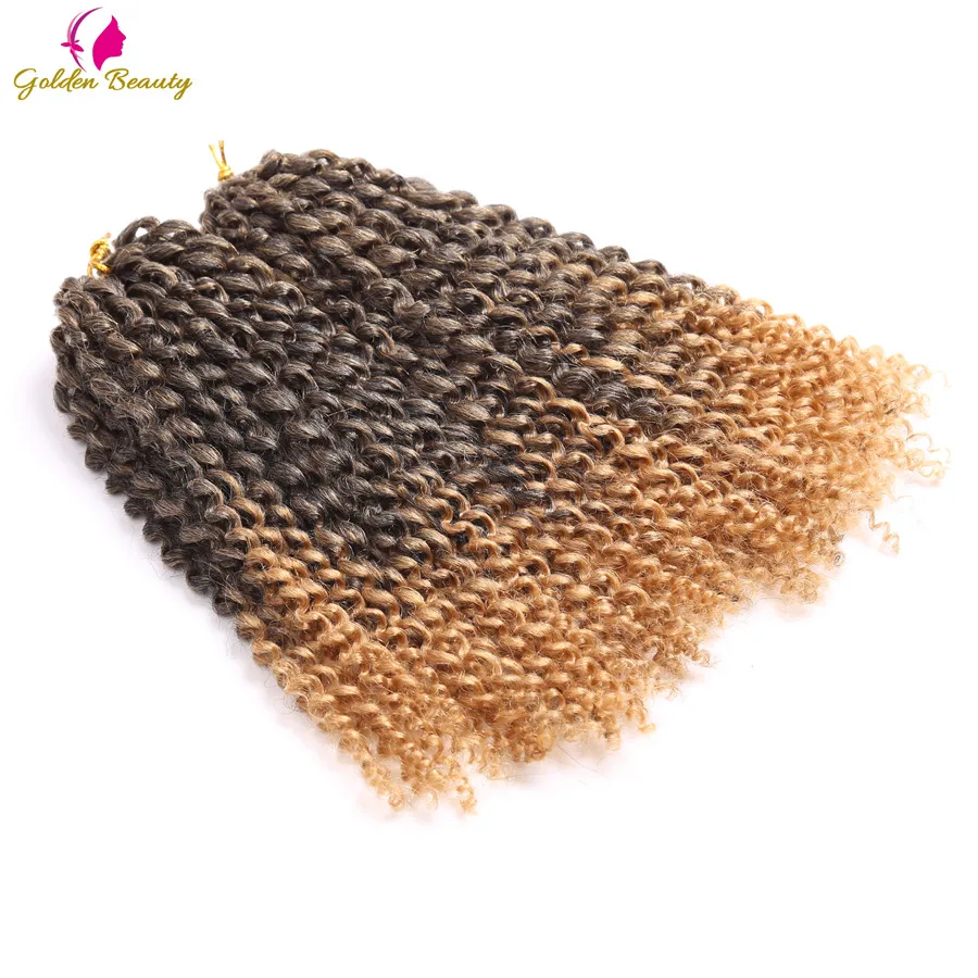Golden Beauty marley braids Ombre hair crochet braid Synthetic Braiding Hair Extensions for women in 8inch&12inch Golden Beauty marley braids Ombre hair crochet braid Synthetic Braiding Hair Extensions for women in 8inch&12inch