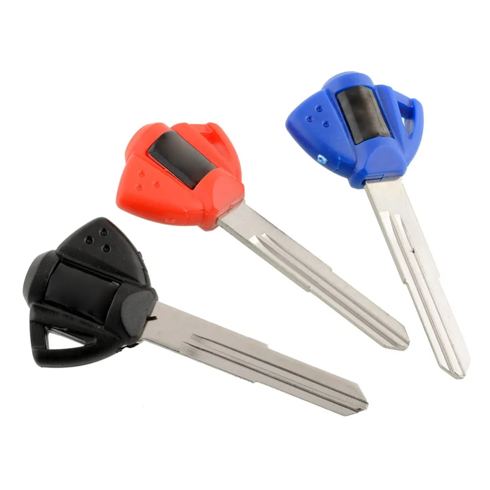 

All new Blank Key Uncut Blade For Suzuki GSXR600 GSXR750 GSXR1000 GSX600F TL1000R Motorcycle Motorbike keys 3 Color