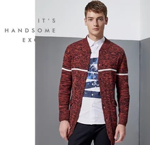 2017 Arrival Men’sDesign Slim Fit Cardigans Zipper Fashion Style cardigan Sweater Men Casual Cotton Polo Sweaters