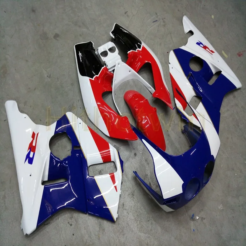 Buy Screws+Custom white red blue motorcycle body kit