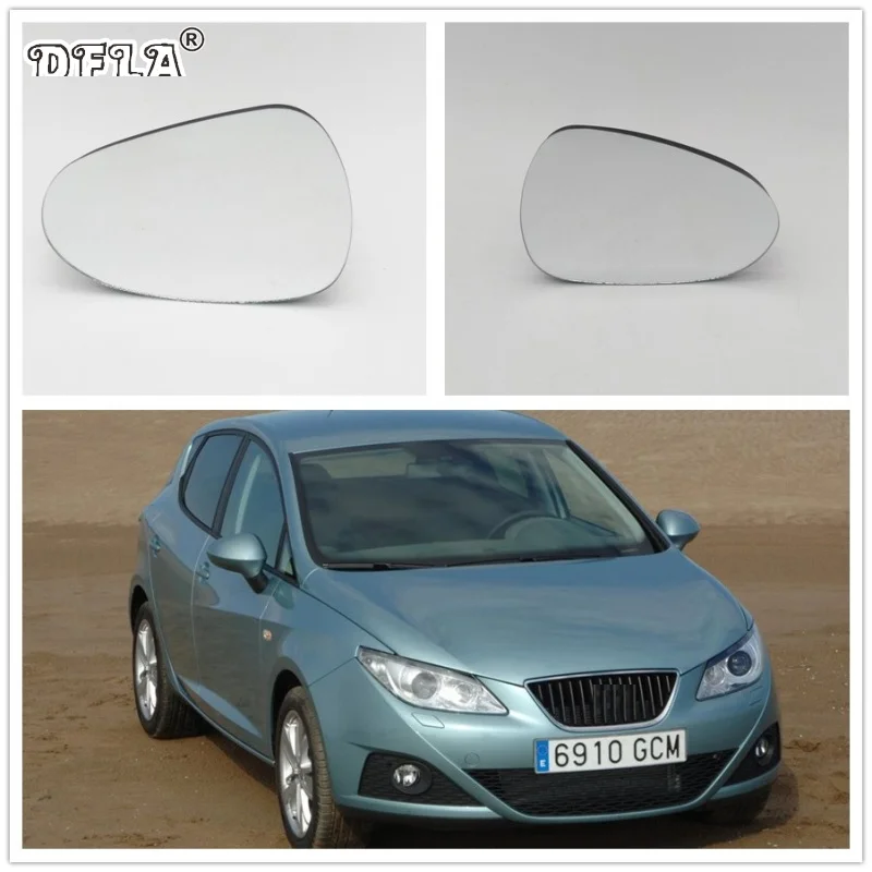 Для SEAT Ibiza ST 2009 2010 2011 2012 2013 авто-Стайлинг зеркало Стекло с подогревом