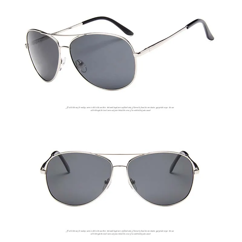 Большие металлические поляризационные солнцезащитные очки в металлической оправе, мужские/женские классические солнцезащитные очки, солнцезащитные очки для близорукости, дальнозоркости
