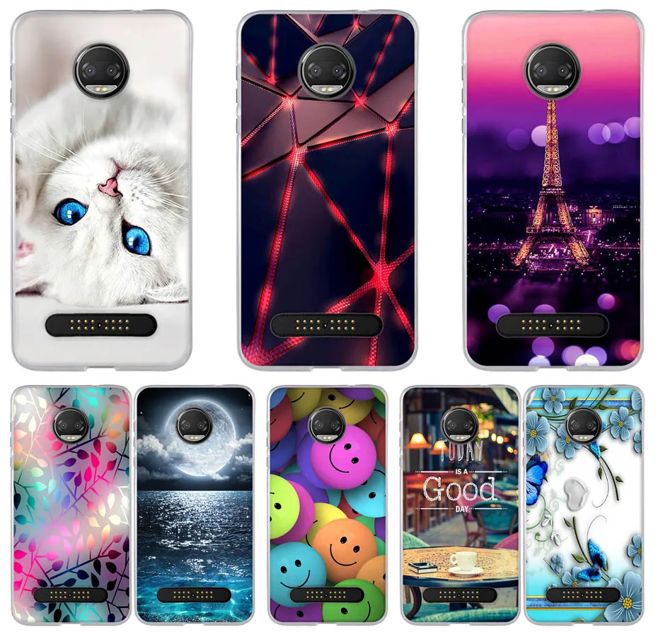 

Case for Motorola Moto Z2 Force Edition Case Cover Cute Soft Silicone TPU for Fundas Moto Z2 Force Cover for Moto Z2 Force Case