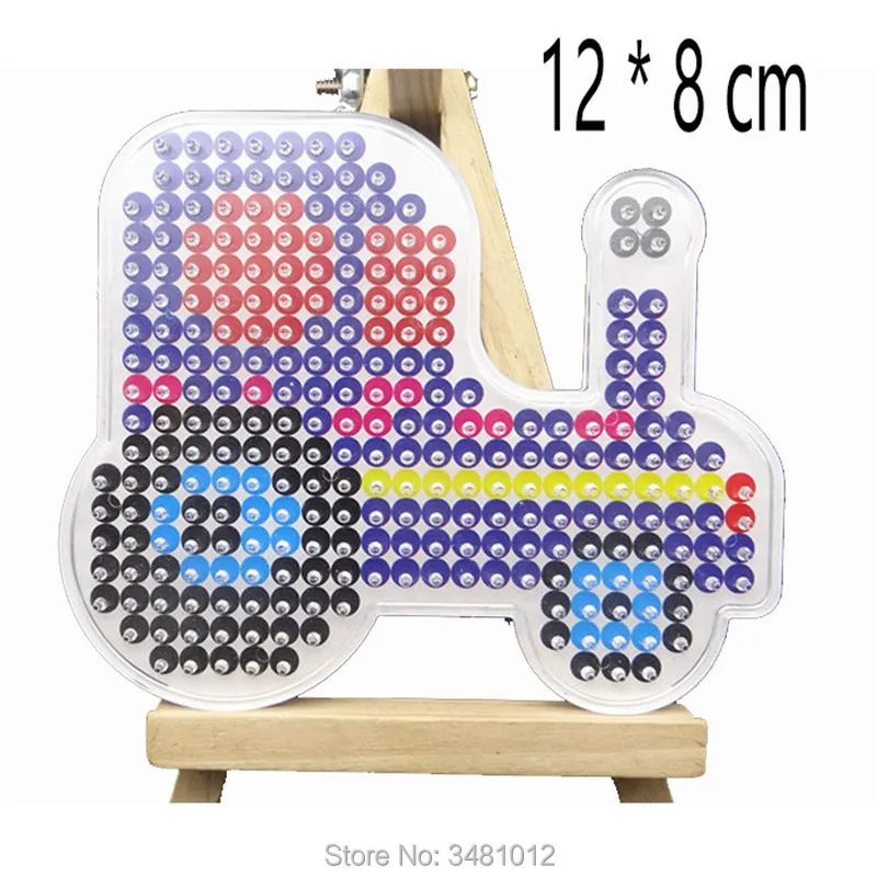 EVA Pegboards узоры для DIY Хама бисер 5 мм Пазлы инструменты транспортные средства