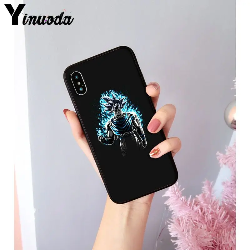 Yinuoda Dragon Ball Z Super DBZ Goku модный Coque чехол для телефона для iPhone X XS MAX 6 6S 7 7plus 8 8Plus 5 5S XR