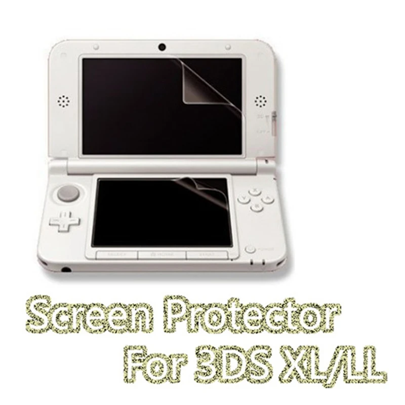 Новинка для nintendo для 3DS XL LL прозрачные защитные пленки для экрана ЖК-экран вверх и вниз пленка горячая Распродажа Верхняя Нижняя лучшая акция