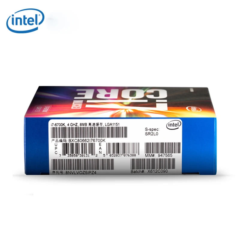 Intel Новый i7-6700K процессор Intel Core i7 6700K 6-го поколения процессор LGA1151 в штучной упаковке Intel Новый i7-6700K процессор Intel Core i7 6700K 6-го поколения процессор LGA1151 в штучной упаковке