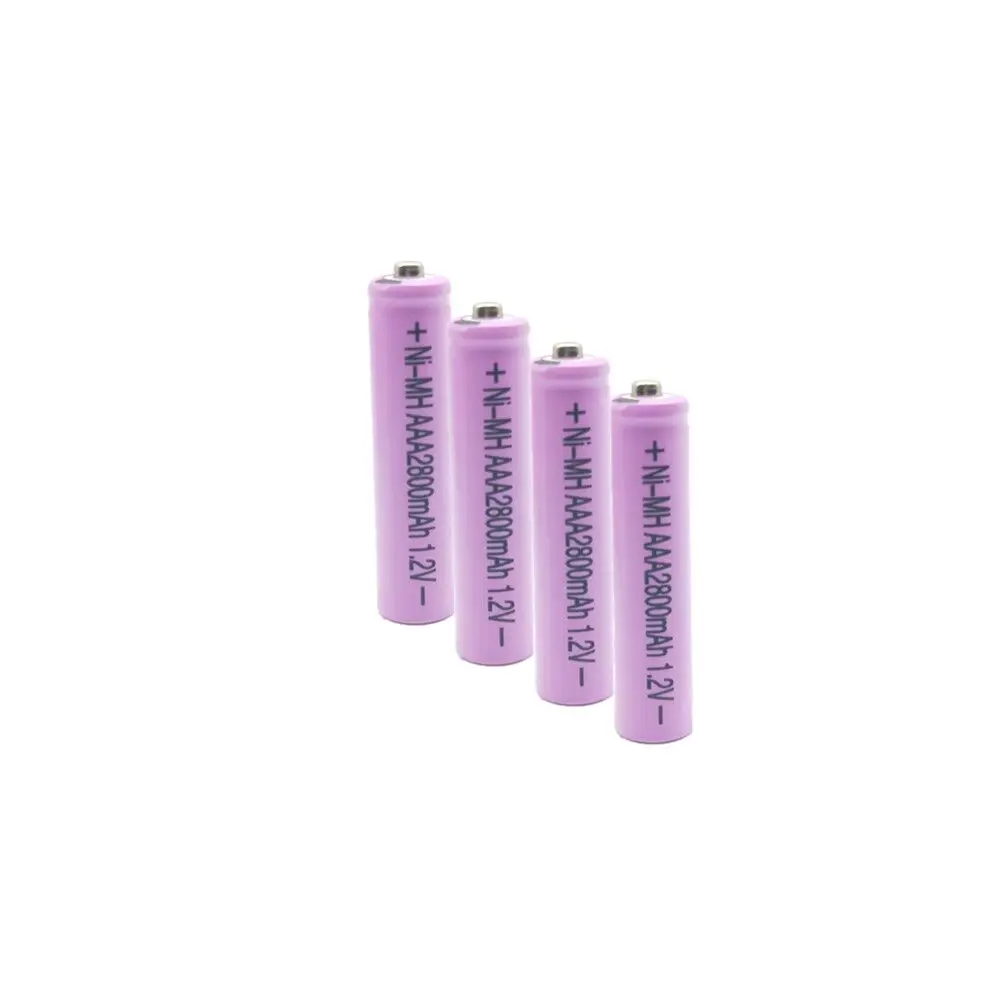 

New 4/6/8PCS/lot AAA aaa battery 2800mAh Rechageable battery NI-MH 1.2 V AAA battery for toys Clocks mice Lithium Battery