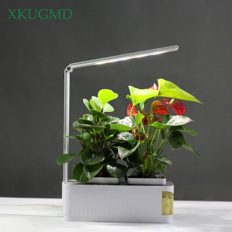 Smart Herb Garden Kit LED Grow Light Hydroponic Growing Multifunction Desk Lamp Garden Plants Flower Hydroponics Grow Tent Box