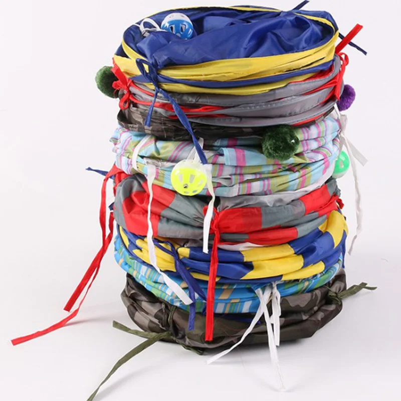 Pet Cat Toys Accessories Supplies Cat Tunnel Channel Toy ...