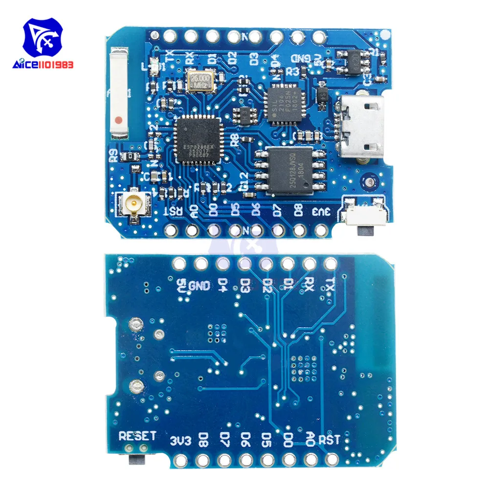 2,4G 3dBi антенна IPX ESP8266 серийный NodeMcu ESP8266 ESP-8266EX CP2104 wifi модуль для WeMos D1 Mini Pro Arduino