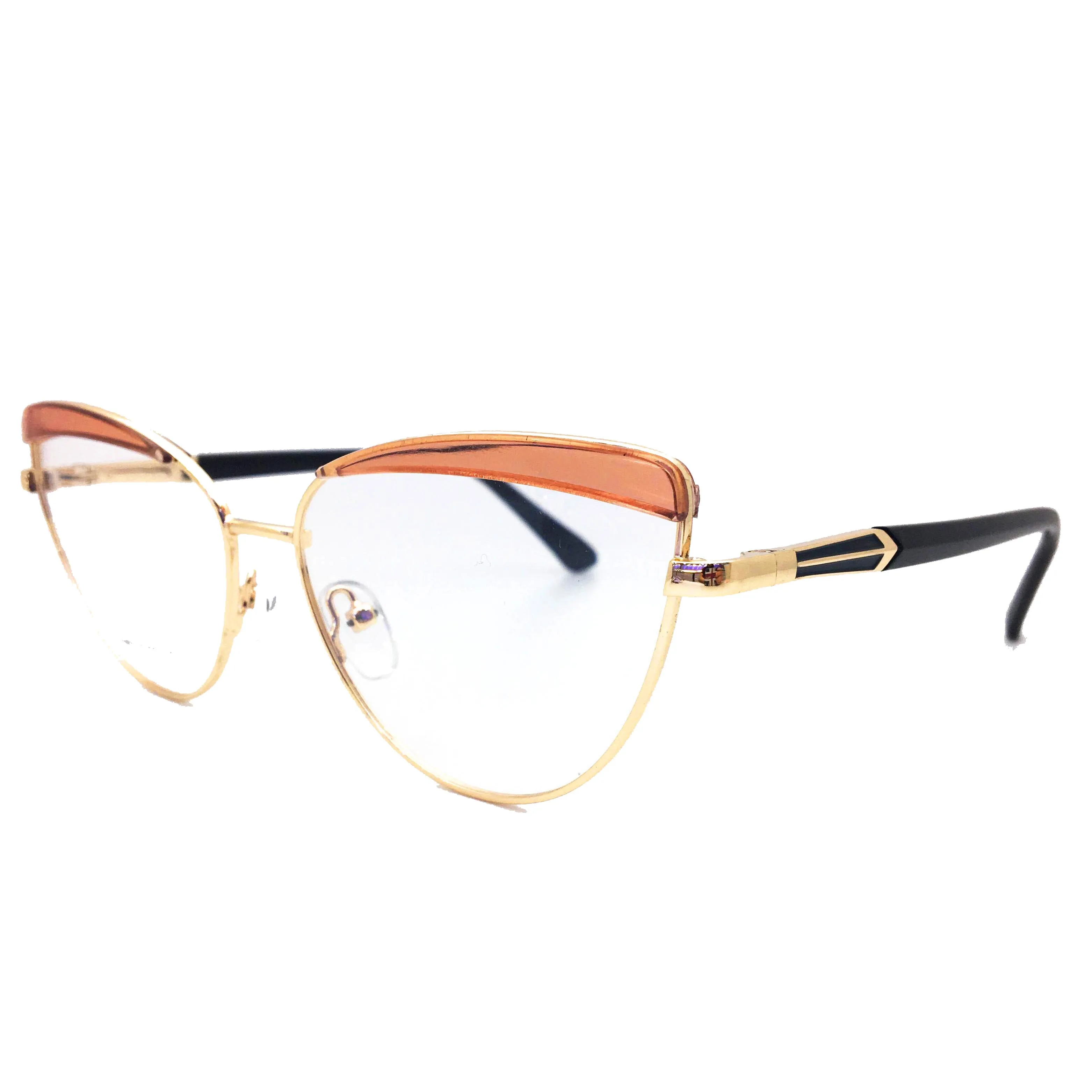 AM8116 Ann Defee оптические металлические очки кошачья оправа для женщин очки по рецепту очки полная Рамка обод очки - Цвет оправы: c7