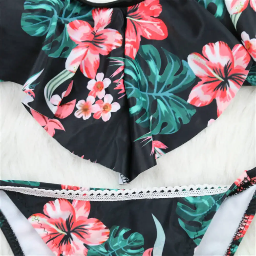 Tropical Hem Sexy Bikinis set 12