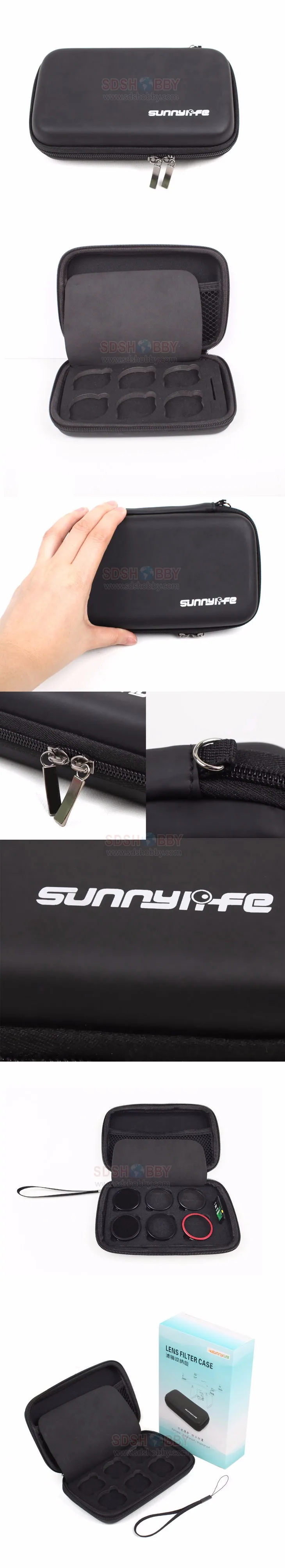 Sunnylife Filter Storage Bag ND Filter Graduated Filter Star Filter Box Dustproof Waterproof Carrying Case For DJI Phantom 3/4