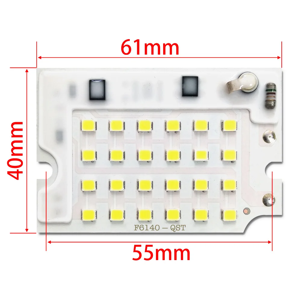 10 шт./лот светодиодный SMD чип 10 Вт 20 Вт 30 Вт 50 Вт 100 Вт AC220V с умным IC 2835 светильник Бисер для DIY прожектор светильник наружная лампа