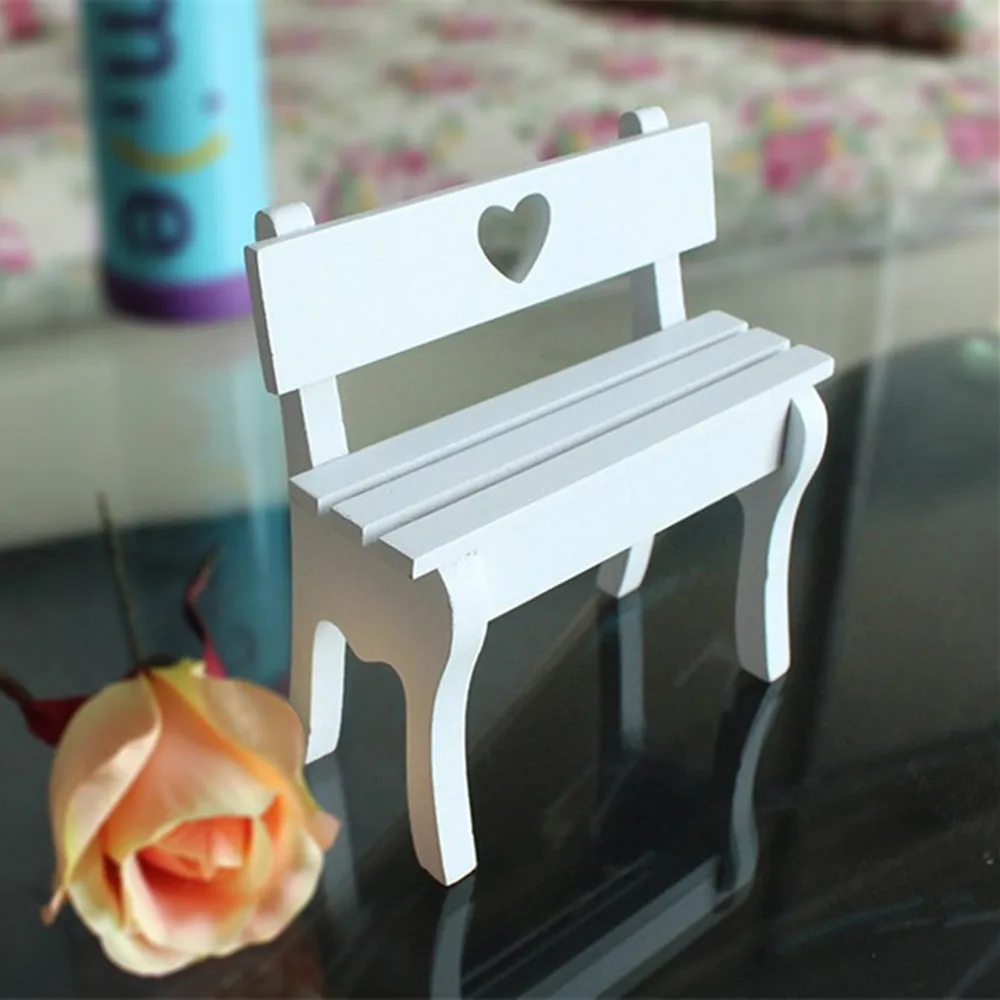

Log rustic all-match fashion small chair love cutout chair props decoration