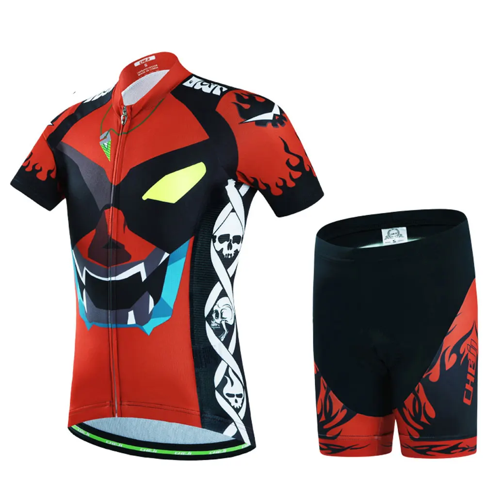 Cheji-2018-Summer-Children-Cycling-Jersey-Shorts-Freddy-Krueger-Bike-Clothing-RopaCiclismo-mtb-road-Racing-Kids-f313ersa5e