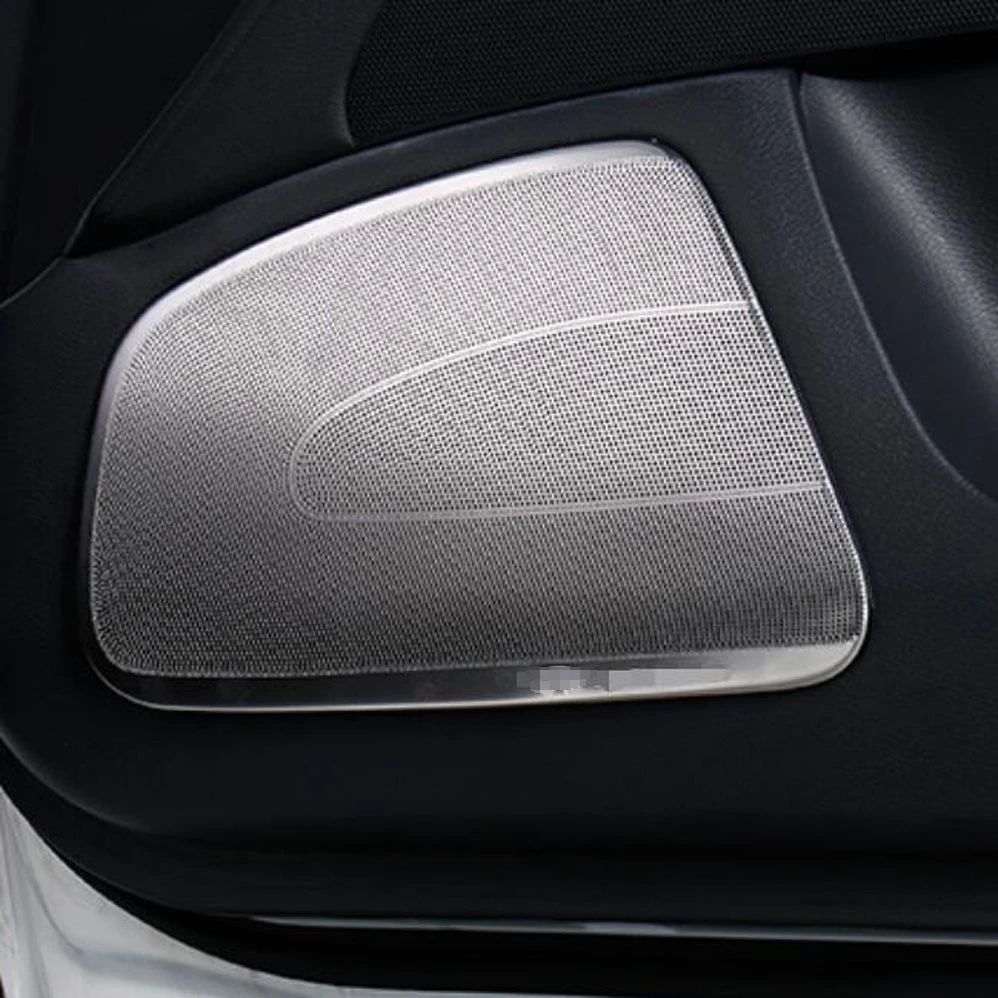 

front dashboard door pillar speaker horn sound decorative frame sticker cover trim for infiniti q50 Q50L interior accessories
