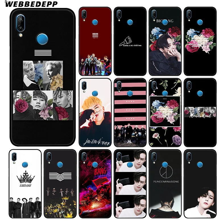 WEBBEDEPP Bigbang GD Soft Case For Huawei P30 P20 Pro P10 P9 Lite 2017 P Smart 2019 &amp Nova 3 3i Y9 |