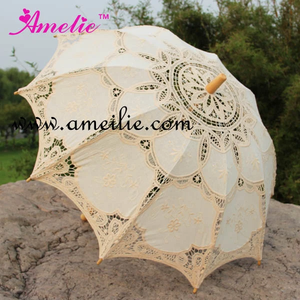 New Vintage 3 Colors Handmade Cotton Parasol Lace Hand Fan Bridal Wedding Party New Vintage 3 Colors Handmade Cotton Parasol Lace Hand Fan Bridal Wedding Party