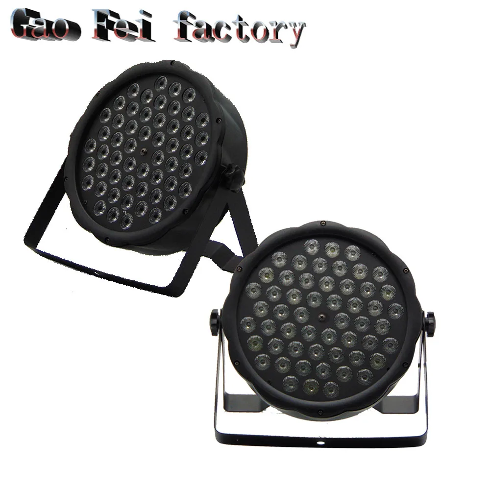 

54x3W Flat Led Par Can High Power RGBW Stage Lights With DMX512 Master DJ DMX