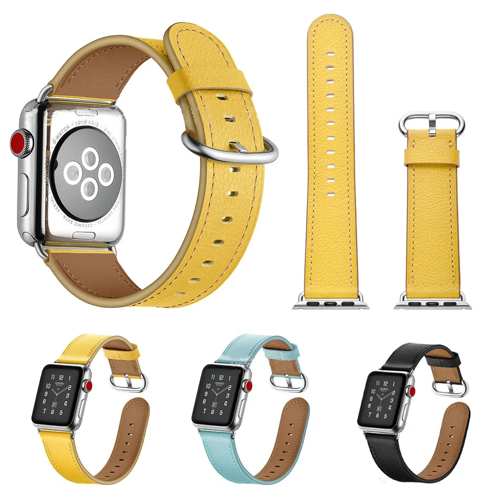 Download Watch Strap For Apple Watch Series 4 Lovely Color Genuine ...