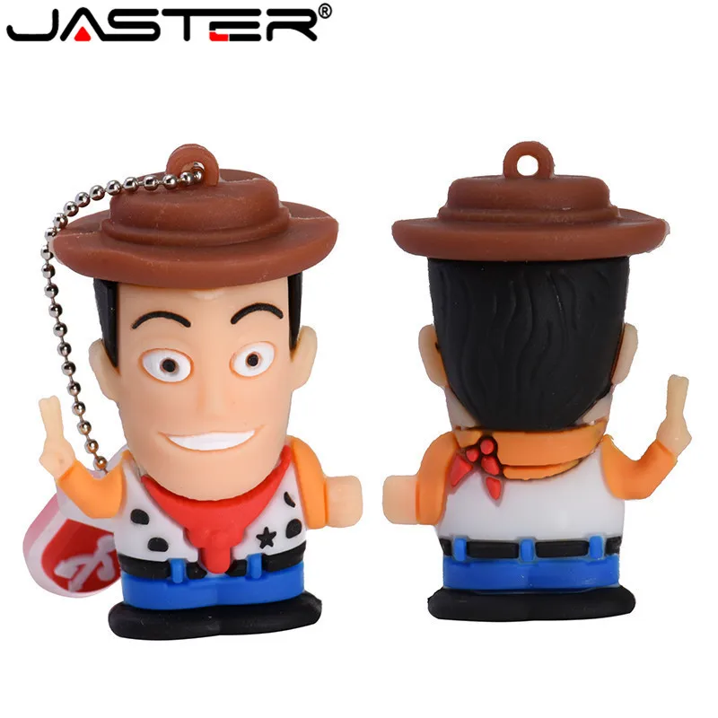 JASTER USB флэш-накопитель История игрушек мультфильма Базз Лайтер Флешка 64 ГБ 32 ГБ 16 ГБ 8 ГБ 4 ГБ карта памяти, Флеш накопитель мини-подарки