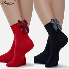 25 цветов. Шикарные женские цветные яркие блестящие носки с бантиком. Милые короткие носки ярких цветов. Яркие женские носки с бантиком золотого и серебристого цветов