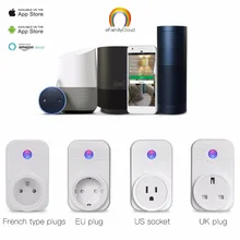 

free app control smart power outlets vertical plug smart home