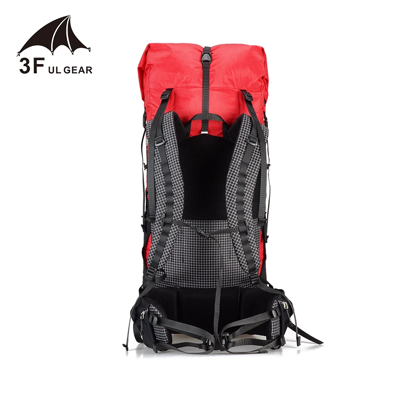 3F UL GEAR 55L большой X-PAC рюкзак для скалолазания на открытом воздухе Сверхлегкий каркас меньше пакетов сумки легкие прочные походные рюкзаки