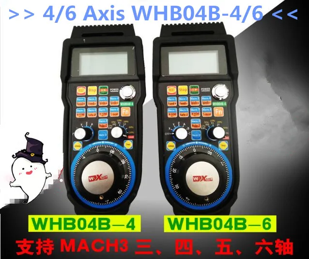 XHC CNC handwheel wireless Mach3 MPG pendant for milling machine 4 axis WHB04B-4 WHB04B-6 | Инструменты