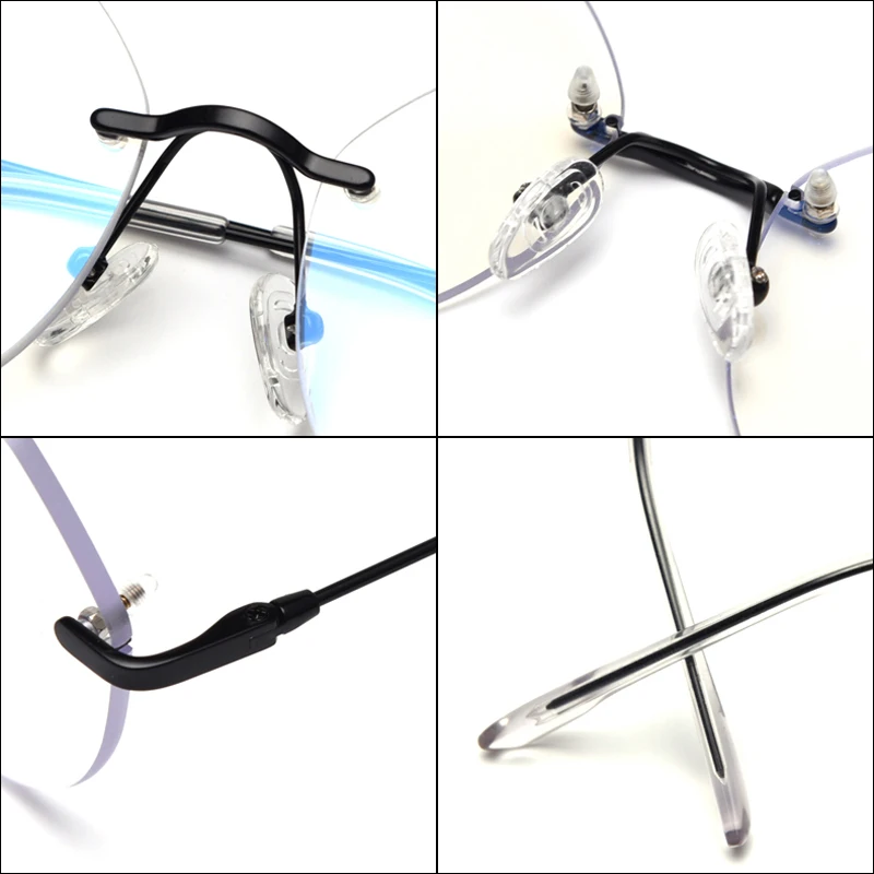 women's rimless glasses 8262 detail (9)