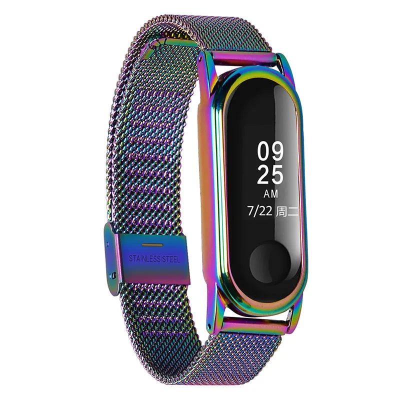 

Unisex Steel Strap Milanese Loop Mesh Watch Band For Xiaomi Mi3 Mi4 Smart Watch Belt