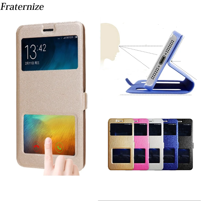Кожаный чехол книжка LeEco Le Pro 3 Smart Window View для Letv S3 2 Max Stand с полной