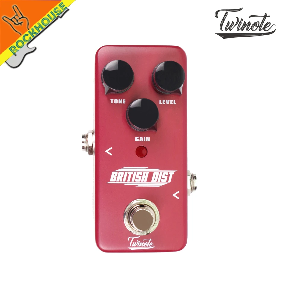 

NUX Twinote Mini Distortion Guitar Effects Pedal Classical British Rock Style Vintage Brown Sound True Bypass Free Shipping