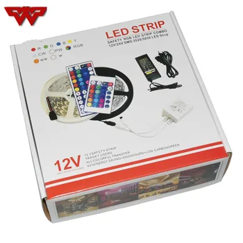 

5050RGB Suit LED Colorful Lamp Strip 12V60 Lamp Bare Board Dripping Glue Waterproof Lamp Belt Set Free Shipping