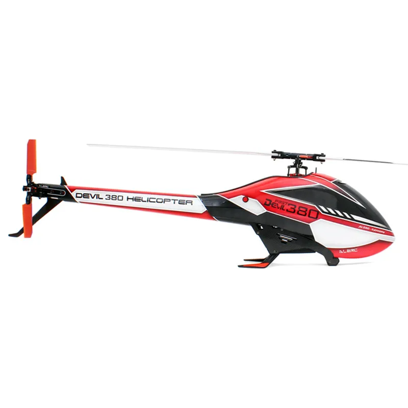 ALZRC Devil 380 FAST FBL 6CH 3D Красный/Желтый Летающий RC Вертолет Комплект для помещений и улицы игрушки для Дети Детские подарки 55x20x13 см