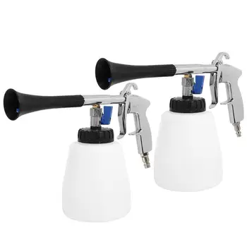 

High Pressure Car Wash Gun for Car Washing Portable Interior Deep Cleaning Gun Washer Cockpit Care with Brush Air Operated