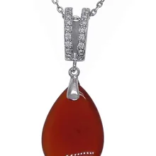 Модные Серебристые Агат Подвески Настоящее стерлингового серебра 925 Подвески с агатом 10 шт./лот yh2014