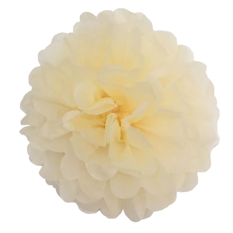 for Wedding Decor Decoration 14 Inch//35cm 14,10,6 20x White Tissue Paper Pom Poms in Different Sizes Parties