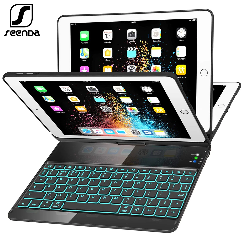 Для iPad Pro 9 7 Беспроводной Bluetooth клавиатура чехол для планшета 360 Вращающийся