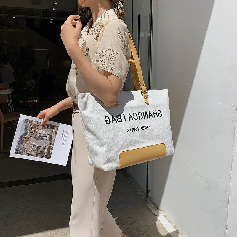 

Fashion Print Women Corduroy Canvas Tote Ladies Casual Shoulder Bag Foldable Shopping Bags Beach Bag Cotton Cloth Female Handbag