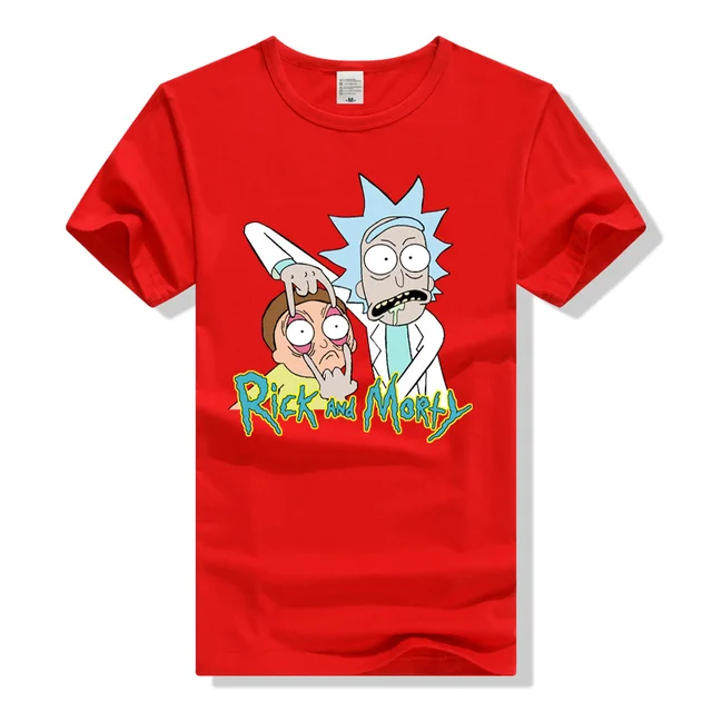 Aliexpress.com : Buy Rick and Morty T Shirt Men Cotton Tshirt Funny ...