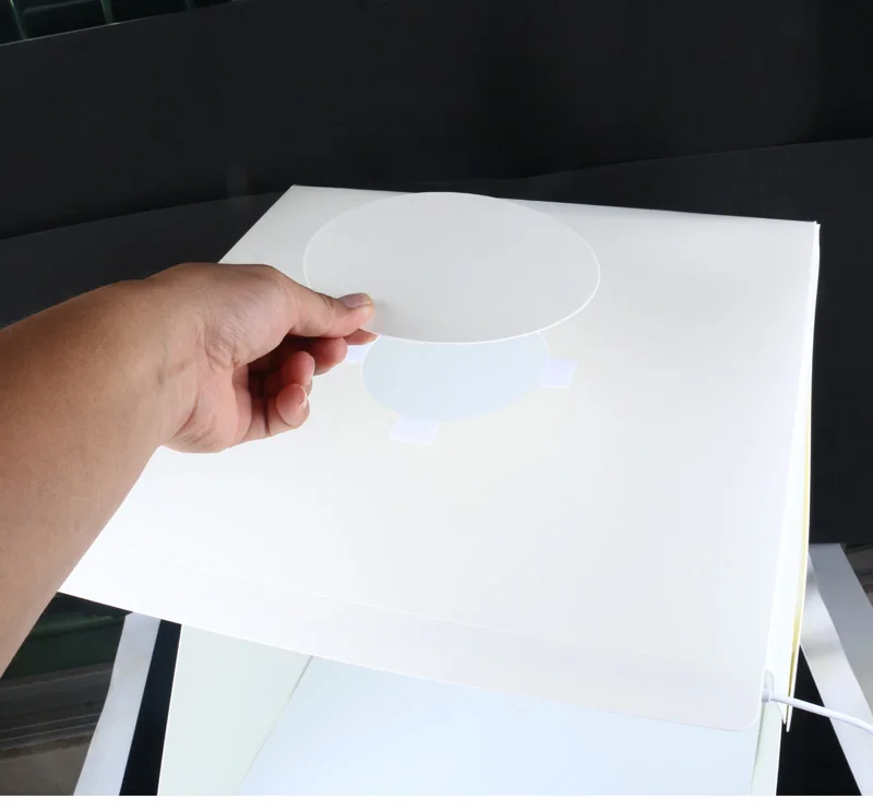 Jual 40X40X40 Cm Photo Studio Box Fotografi Latar Belakang Built In Light Photo Kotak Item Kecil Fotografi Box Studio aksesoris