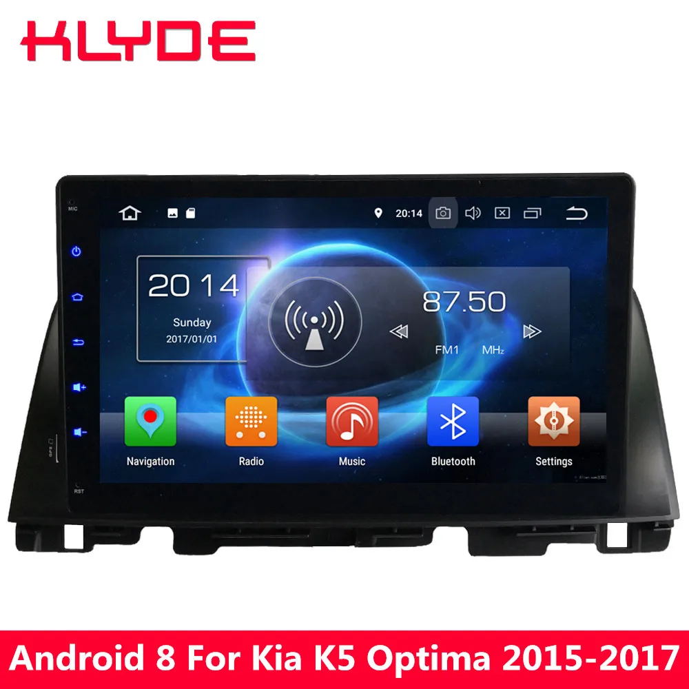 Perfect KLYDE 4GB RAM 32GB ROM 10.1" IPS Android 8.0 7.1 Octa Core PX5 4G WIFI DAB Car DVD Multimedia Player For Kia Optima K5 2015-2017 0