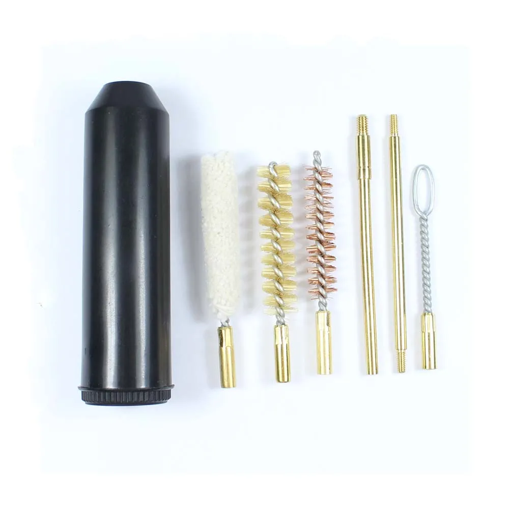 

Pistols cal.38/357/9mm Gun Cleaning Kit Rod Brush Professional gun cleaning tool 7pcs/set