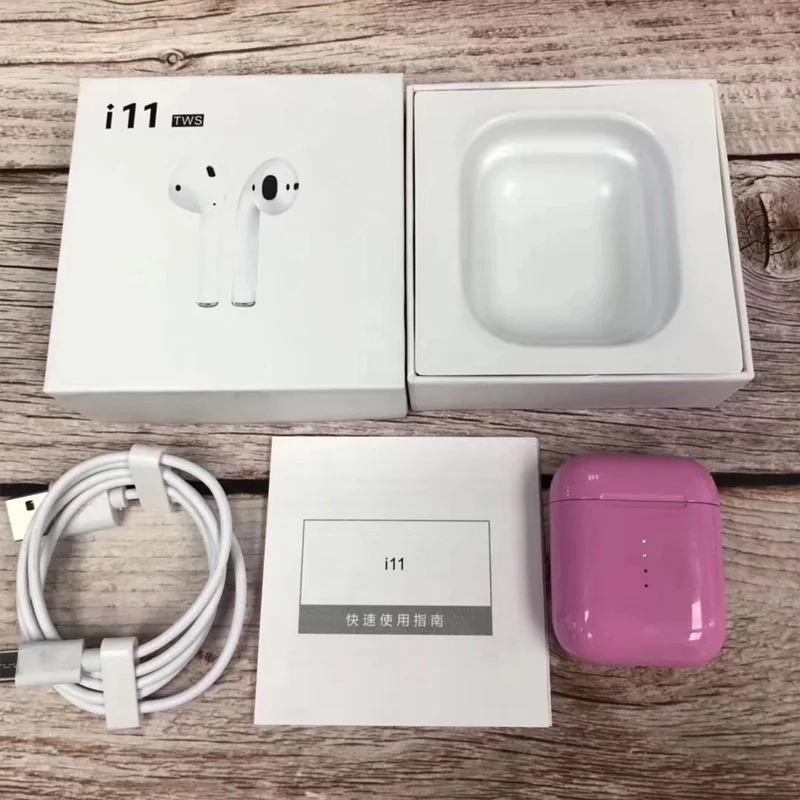 

New i11 TWS Support Wireless Charge Touch control Mini 1:1 Ear pods Wireless Bluetooth 5.0 Earphones Headset for All Smartphone