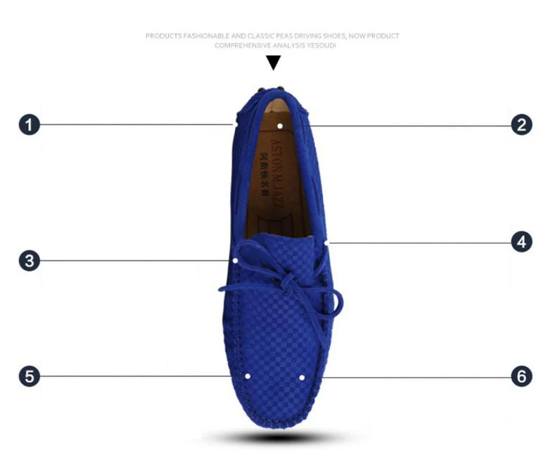 Men's Casual Suede Handmade Velvet Loafers Breathable Leather Driving Shoes Slip-on Boat Shoes Fashion Moccasins Men's Flat Shoe (12)