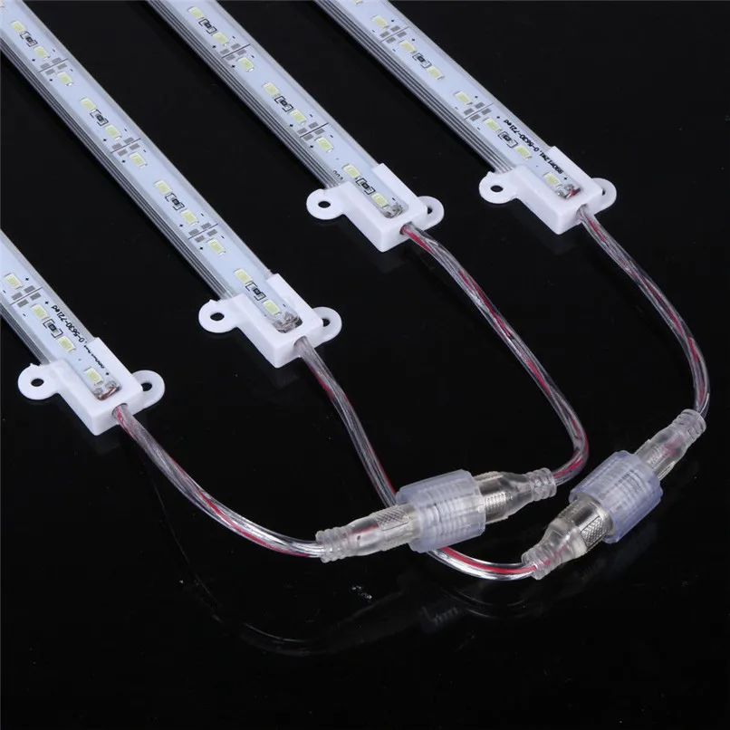 LED Strip mini lamp 4X12V Waterproof Cool White 5630 Led Strip Lights Bars For Car Camping Boat decoration #4P26 (2)
